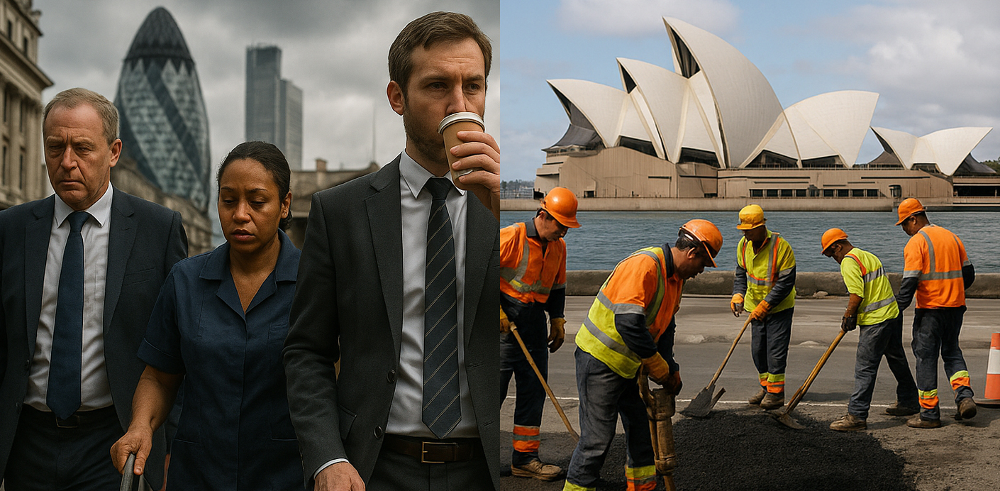 Amanhã destacamos Austrália e Reino Unido